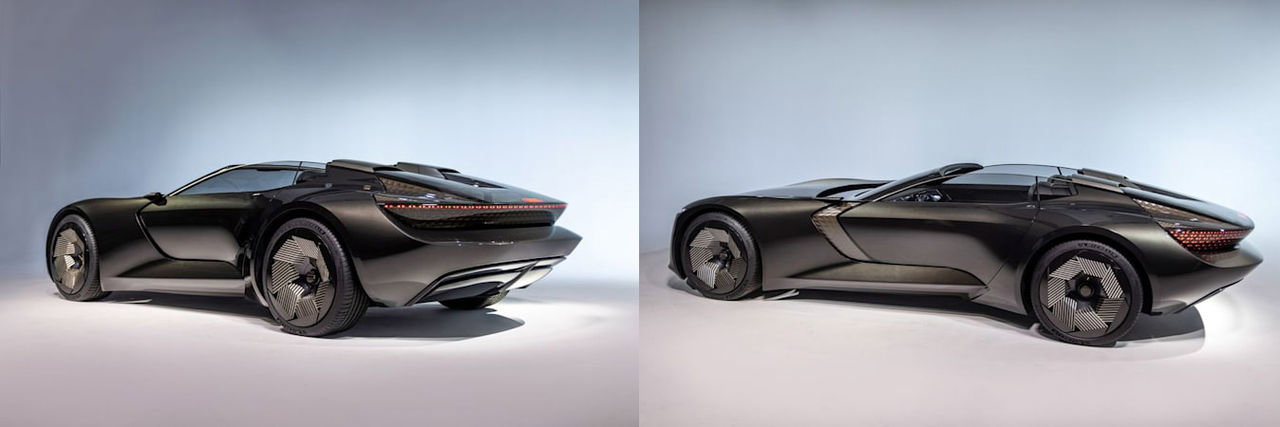 Audi Skysphere i roadster- och GT-läge