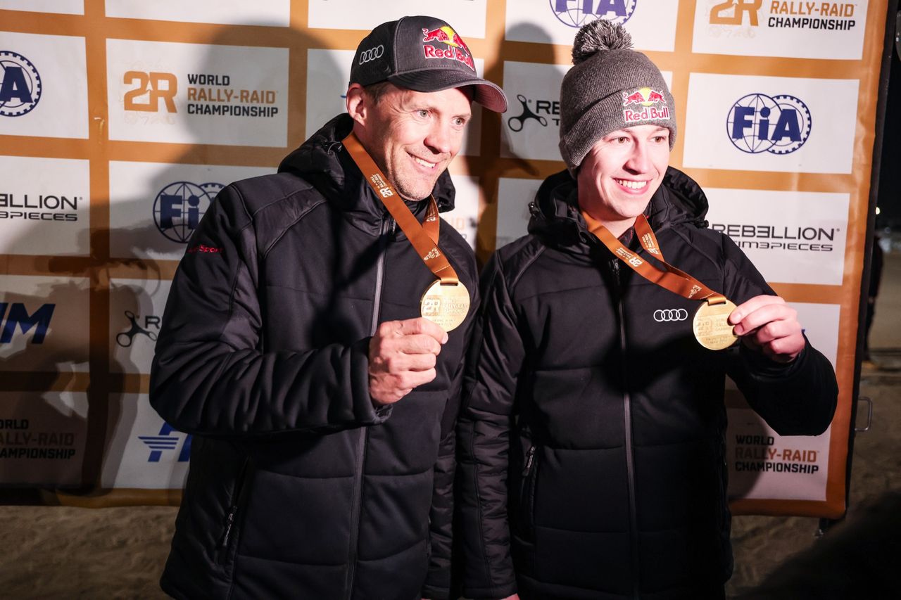 Mattias Ekström och Emil Bergkvist