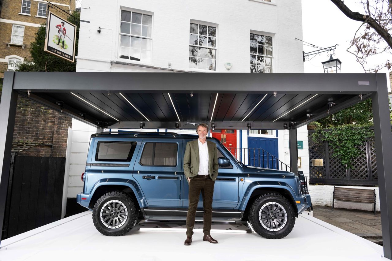 Grundaren Sir Jim Ratcliffe och nya modellen