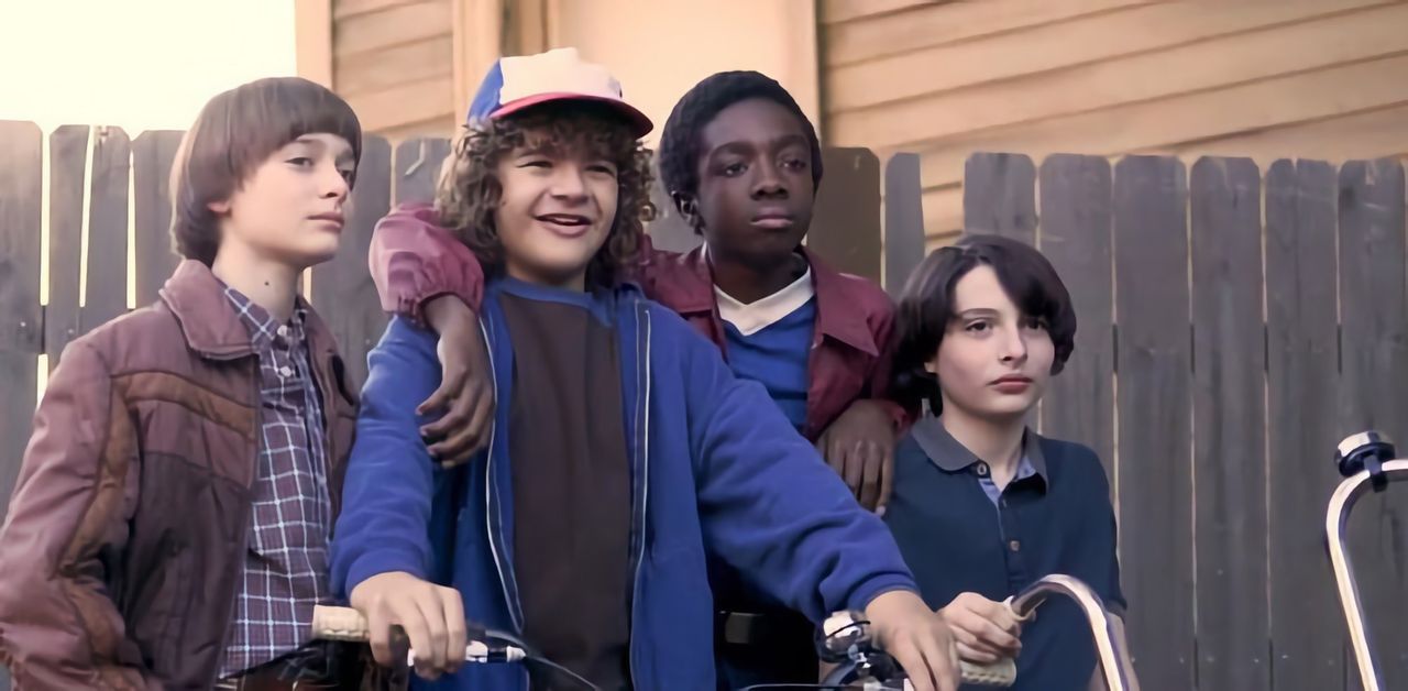 Will, Dustin, Lucas och Mike i Stranger Things