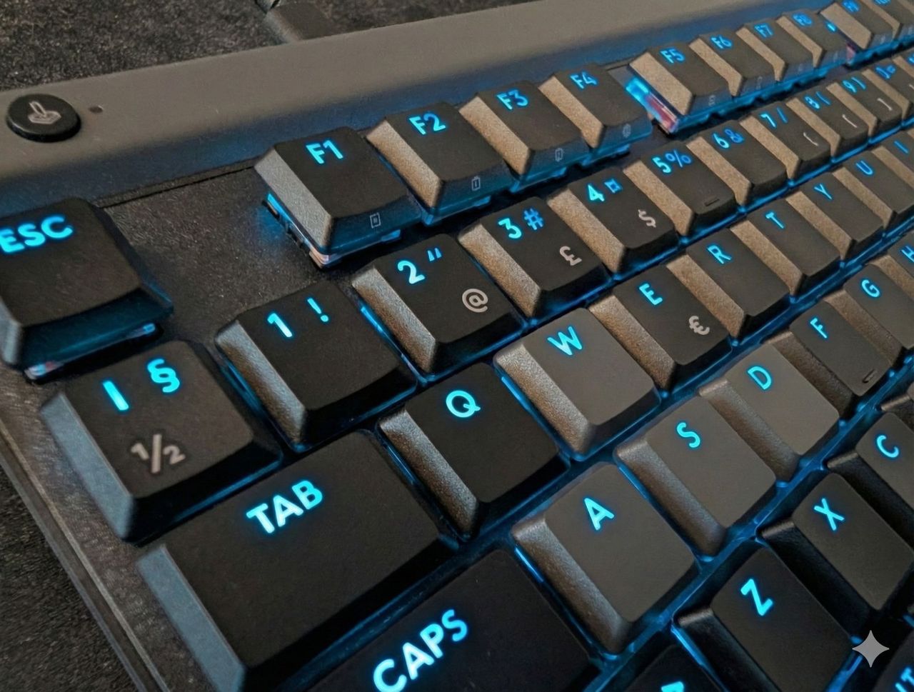 WASD och minimal spelknapp är det enda som skvallrar 